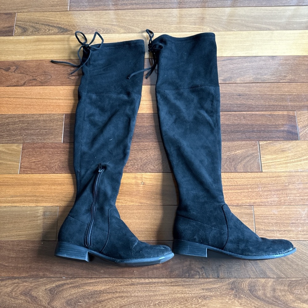 a new day Black Over-the-Knee Boots